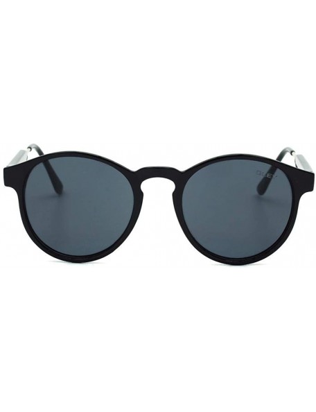 Aviator Round Sunglasses Women Points Men Vintage Black Y7500 C1 Box - Y7500 C2 Box - C518XGDR2H8 $17.64