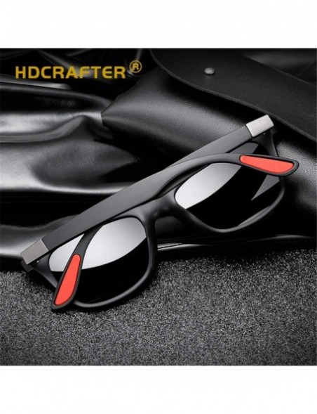 Square Unisex Polarized Aluminum Sunglasses Vintage Alloy Frame Sun Glasses For Men Women CHTR001 - Silver - C918Y0LMRLU $18.18