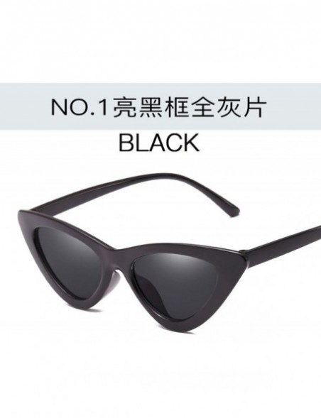 Oversized Cute Sexy Cat Eye Sunglasses Women Metal Retro Small Vintage Female Classic Sun Glasses - 15 - CW198ZRI7RM $41.39