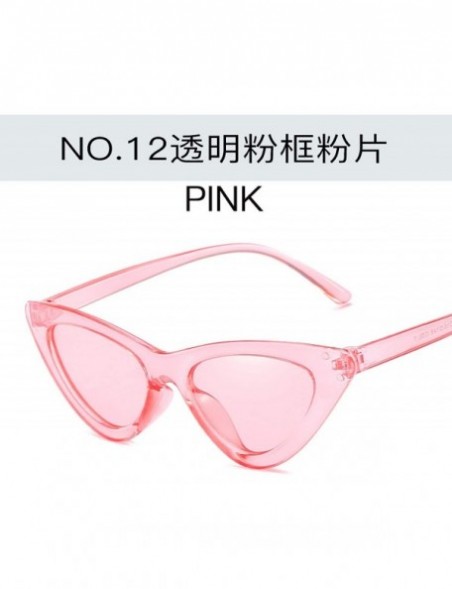 Oversized Cute Sexy Cat Eye Sunglasses Women Metal Retro Small Vintage Female Classic Sun Glasses - 15 - CW198ZRI7RM $41.39