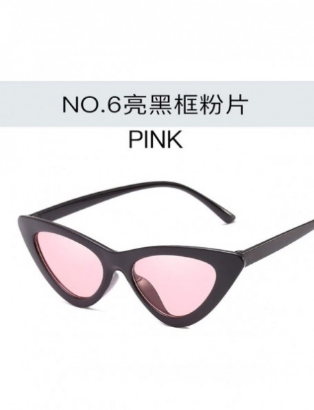 Oversized Cute Sexy Cat Eye Sunglasses Women Metal Retro Small Vintage Female Classic Sun Glasses - 15 - CW198ZRI7RM $41.39