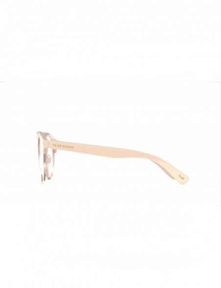 Round Philosopher Collection"The Angelou" Handcrafted Round Eyeglasses - Ivory/Clear - C818E539K42 $27.93