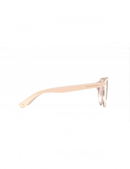 Round Philosopher Collection"The Angelou" Handcrafted Round Eyeglasses - Ivory/Clear - C818E539K42 $27.93