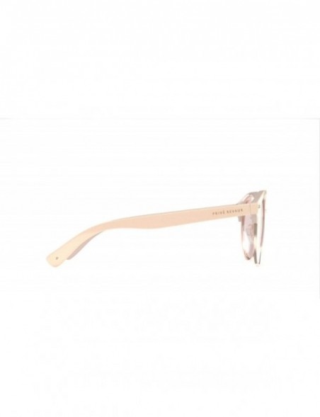 Round Philosopher Collection"The Angelou" Handcrafted Round Eyeglasses - Ivory/Clear - C818E539K42 $27.93