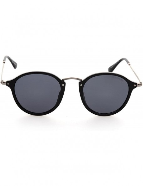 Round Made In ITALY Classic Round Sunglasses DS1537 - Black - CV189NK8YE5 $20.50