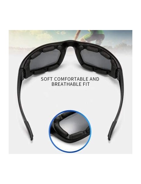 Rectangular Fashion Unisex Women Men Anti-Glare Motorcycle Glasses Cycling Glasses Luxury Accessory (A) - A - CC195N29HOE $10.02