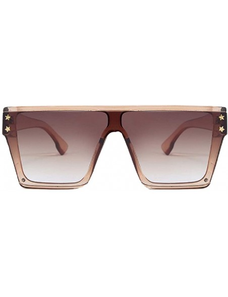 Square Fashion Pentagonal Sunglasses Enhanced protective film against glare - C6 - CJ18TQYEG0E $15.45