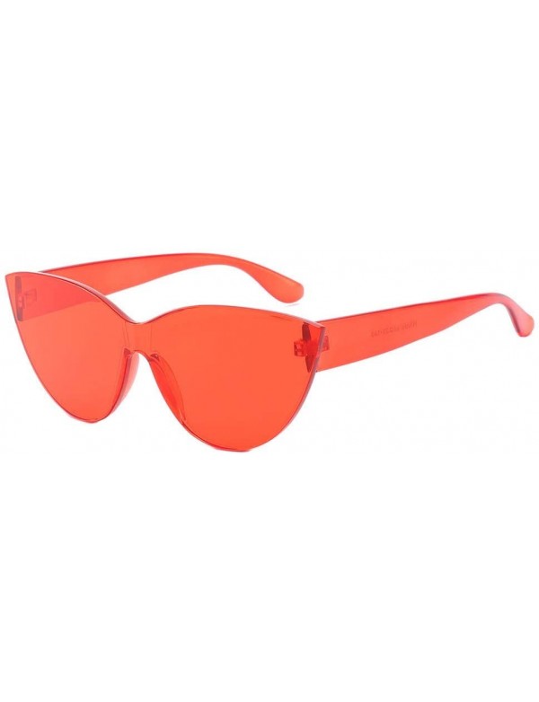 Round Polarized Sunglasses Vintage Round Sunglasses for Women/Men Classic Retro Designer Style - Red - C818UE888DY $9.63