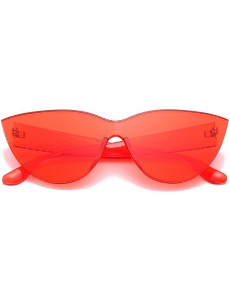 Round Polarized Sunglasses Vintage Round Sunglasses for Women/Men Classic Retro Designer Style - Red - C818UE888DY $9.63