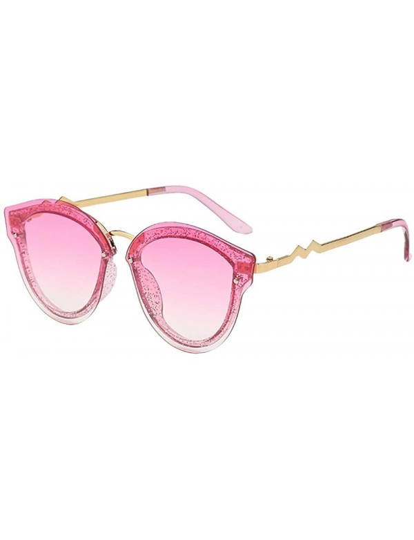 Oval Women Man Fashion Vintage Irregular Shape Large Frame Sunglasses Retro Unisex Classic Shade Eyewear - A - CS18TO600IX $8.85