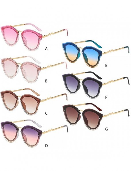 Oval Women Man Fashion Vintage Irregular Shape Large Frame Sunglasses Retro Unisex Classic Shade Eyewear - A - CS18TO600IX $8.85