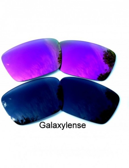 Oversized Replacement Lenses for Oakley Fuel Cell Black&Purple&Red Color Polarized-FREE S&H. 3 Pairs - Black&purple - CG127D2...