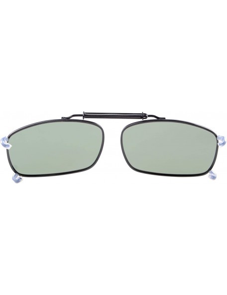 Shield Easyclip Spring Polarized Clip On Sunglasses - C60-green - CT18L2S474A $9.31