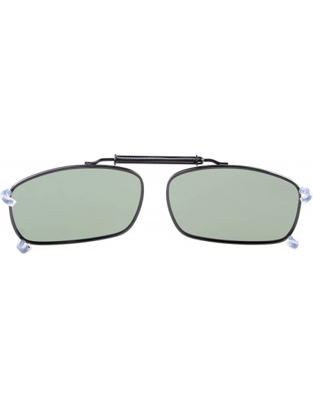 Shield Easyclip Spring Polarized Clip On Sunglasses - C60-green - CT18L2S474A $9.31