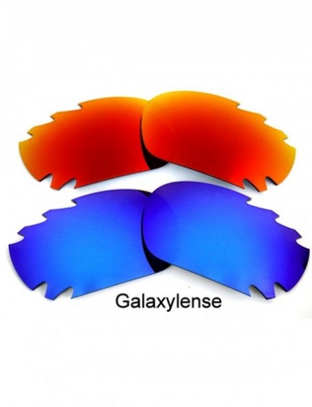 Oversized Replacement Lenses For Oakley Jawbone Blue&Red Color Polarized 2 Pairs 100% UVAB - Blue&red - CO128BPL3X5 $14.30