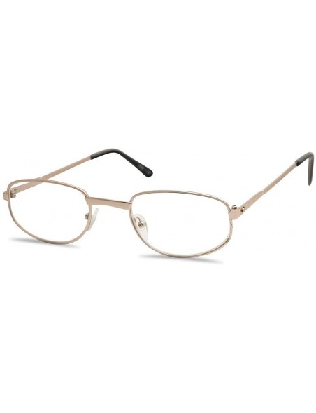 Round Classic Nearsighted Distance Negative Strengths - Gold Frame - CP18R6WG4T7 $15.21