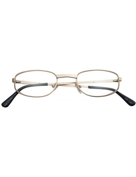 Round Classic Nearsighted Distance Negative Strengths - Gold Frame - CP18R6WG4T7 $15.21