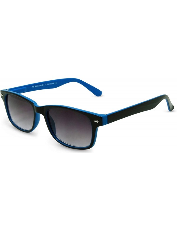 Square Rescue Me Classic Reading Sunglasses. Not BiFocals - Blue - CM11K37JZSF $20.15