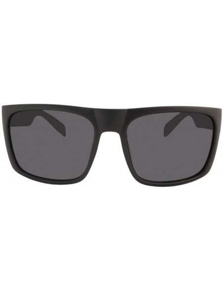 Aviator Matte Black Polarized Sunglasses - CZ18GQWRGUG $34.51