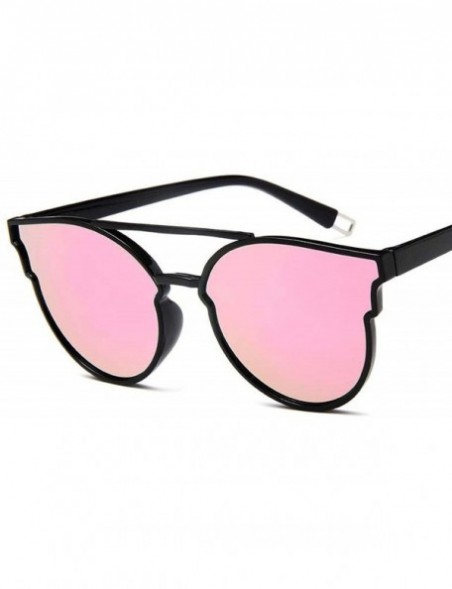 Oversized Vintage Sunglasses Women Luxury Plastic Ocean Lens Sun Glasses Classic - Tea - CM18WD639G2 $10.42