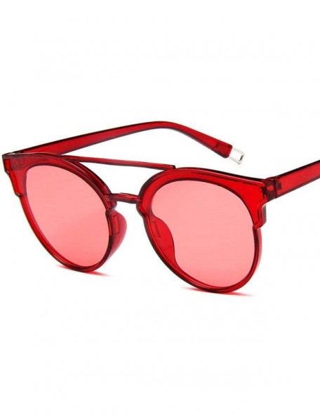 Oversized Vintage Sunglasses Women Luxury Plastic Ocean Lens Sun Glasses Classic - Tea - CM18WD639G2 $10.42