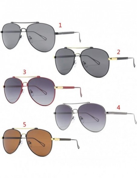 Round Aviator Polarized Sunglasses Protection Decoration - CO18R7O5Z0U $13.68