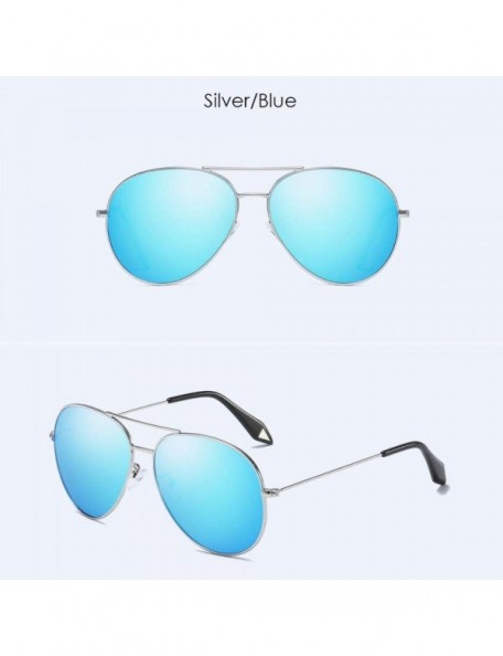 Aviator Sunglasses Men's Polarizing Sunglasses Classic Toad Lens Polarizing Sunglasses Driving - A - CI18Q06UYN7 $27.10