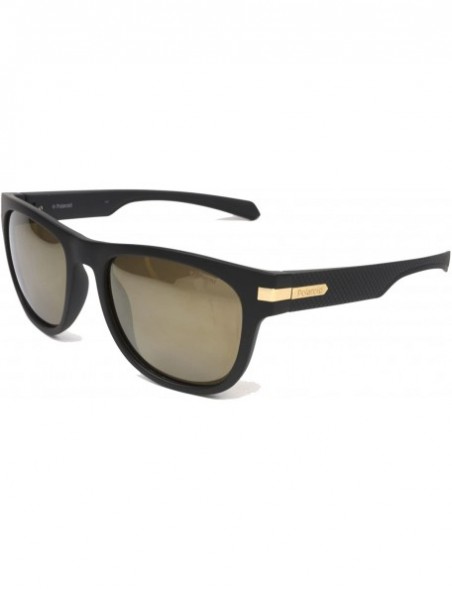 Square Men's Pld2065/S Square Sunglasses - Black Gold - C0180LHDMQT $52.64