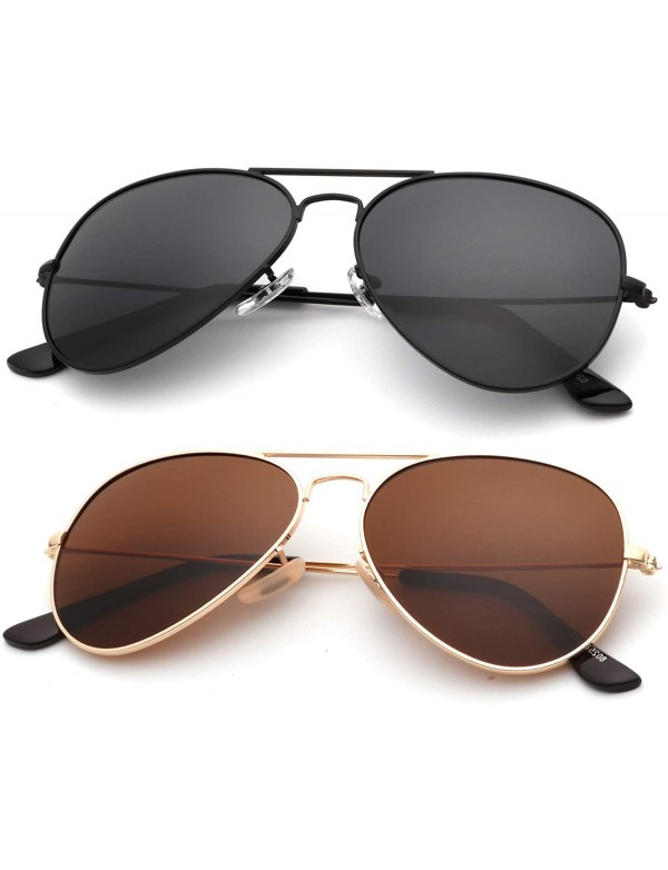 Wayfarer Classic Aviator Sunglasses for Men Women Driving Sun glasses Polarized Lens 100% UV Blocking - CB18YDQD04M $18.06