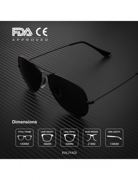 Wayfarer Classic Aviator Sunglasses for Men Women Driving Sun glasses Polarized Lens 100% UV Blocking - CB18YDQD04M $18.06