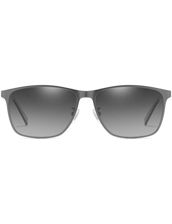 Oval Sunglasses Polarized Antiglare Anti ultraviolet Travelling - Gray - CI18WQY2QNM $23.17