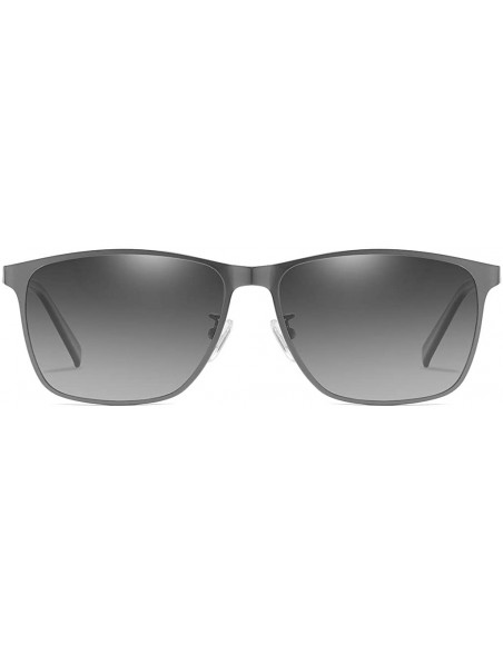 Oval Sunglasses Polarized Antiglare Anti ultraviolet Travelling - Gray - CI18WQY2QNM $23.17