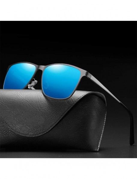 Oval Sunglasses Polarized Antiglare Anti ultraviolet Travelling - Gray - CI18WQY2QNM $23.17