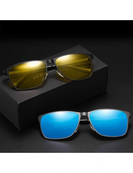 Oval Sunglasses Polarized Antiglare Anti ultraviolet Travelling - Gray - CI18WQY2QNM $23.17