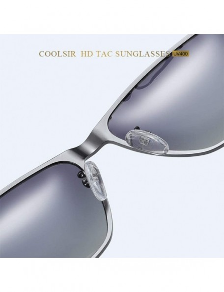 Oval Sunglasses Polarized Antiglare Anti ultraviolet Travelling - Gray - CI18WQY2QNM $23.17