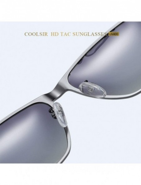 Oval Sunglasses Polarized Antiglare Anti ultraviolet Travelling - Gray - CI18WQY2QNM $23.17