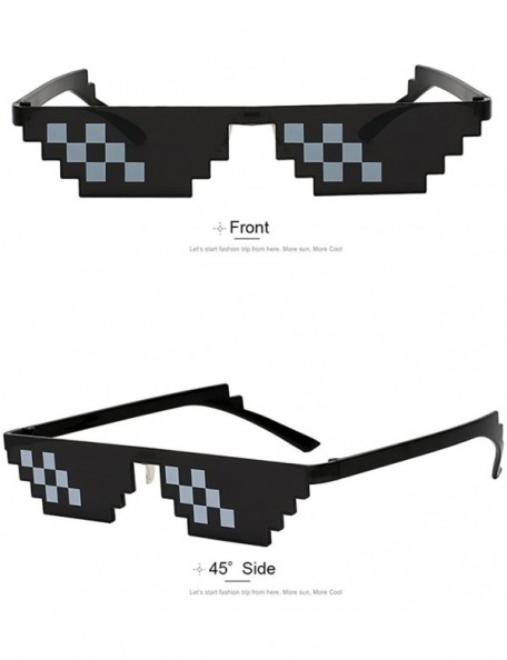 Square Sunglasses Mosaic Glasses Unisex Sunglass - CD18DOMKWDA $14.30