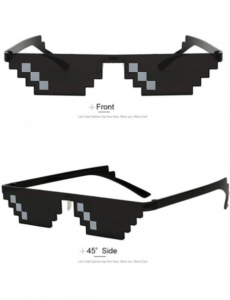 Square Sunglasses Mosaic Glasses Unisex Sunglass - CD18DOMKWDA $14.30