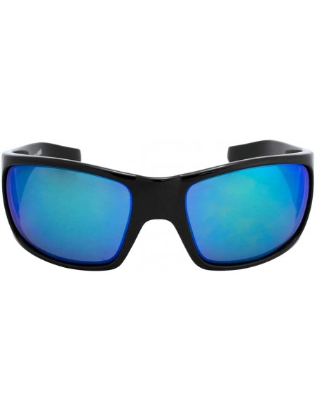 Oversized Polarized Sports Sunglasses for Men Women Fishing Running Hiking Running Cycling - Black - C918DNEZ3ED $13.98