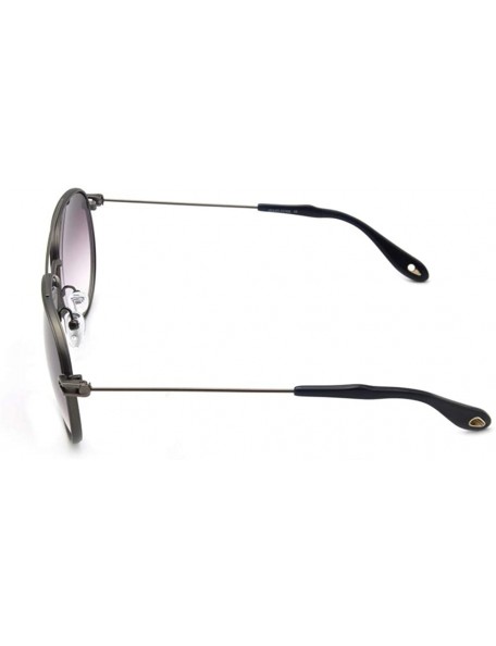 Aviator Aviator Metal Gradient Fashion Sunglasses For Men Outdoor UV Protection - Grey - CR18SUWIOQR $40.97