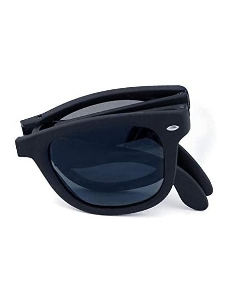 Cat Eye Classic Folding Cat Eye Sunglasses Fashion Women Men Driving Unisex Sun glasses - Black/Grey - C01986YMA63 $9.16