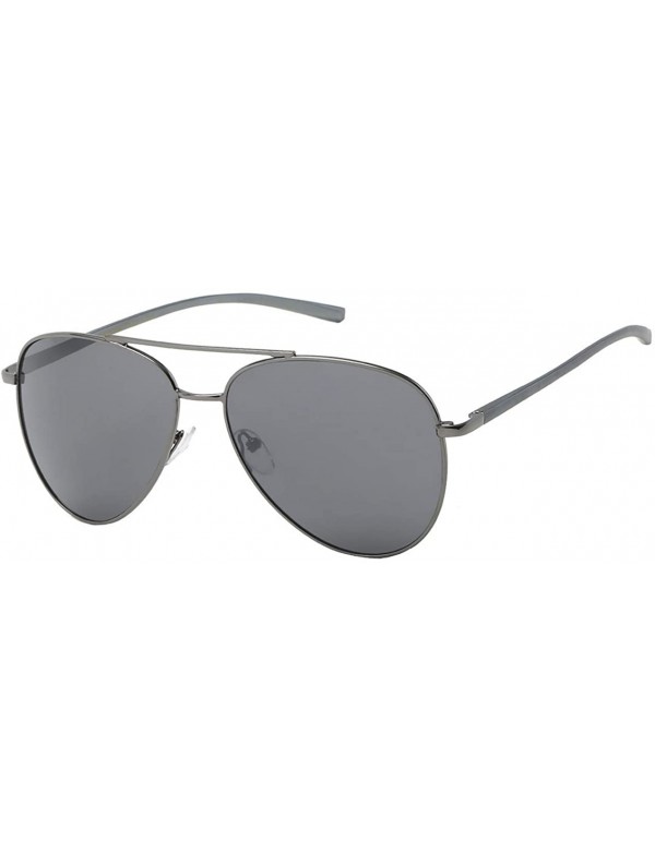 Aviator Air Force Teardrop Aviator Sunglasses - Gunmetal - C918HAXNUXD $8.67