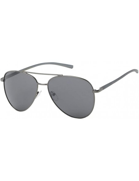 Aviator Air Force Teardrop Aviator Sunglasses - Gunmetal - C918HAXNUXD $8.67