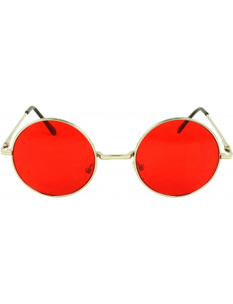 Aviator Retro Vintage Round Sunglasses UV400 - Svrrd - CS125PHPXQZ $13.01