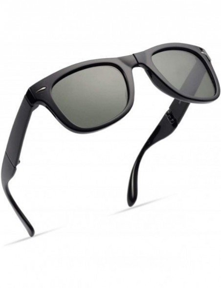 Aviator Easy Carry Polarized Mini Folding Sunglasses—Perfect for Putting in the Pocket-Car and Bag - C018GMX5HXX $23.02