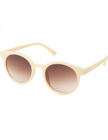 Round Low Key Round Sunglasses - Beige - CY18NIRAX0K $15.01