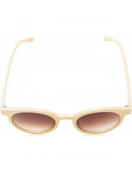 Round Low Key Round Sunglasses - Beige - CY18NIRAX0K $15.01