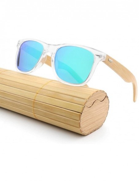 Goggle 2018 Bamboo Sunglasses Wooden Wood Retro Vintage Summer Glasses for Men Women - N - CW18EM37A5H $8.18