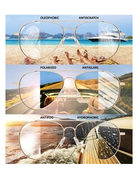 Oversized A10 - Men & Women Sunglasses - A10 Gold - Green / Before $59.95 - Now 20% Off - CO187DNY0RU $49.78