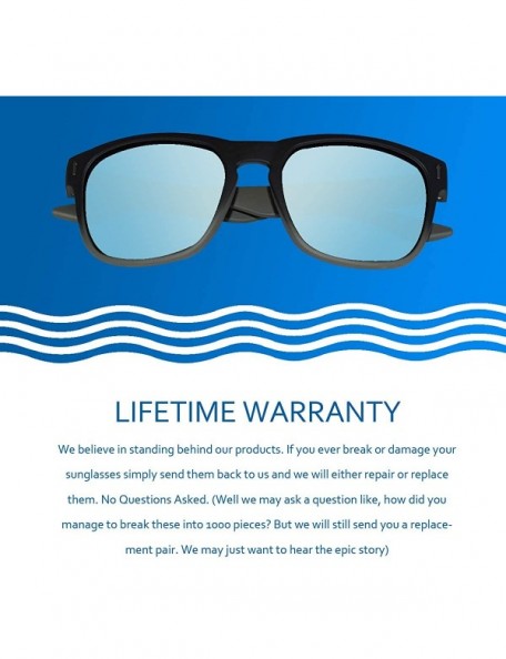 Sport Floating Polarized Sunglasses for Men Women Fishing Sailing Water Sports Eyewear UV Protection - Matte Grey P78 - CQ193...